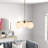 Lillian 3 - Light Dimmable Globe Chandelier
