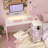 42" W L-Shaped Reversible Gaming Desk with LED Lights and Monitor Stand-1761489319