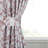  Finklea Floral Pattern Polyester Light Filtering/Room Darkening Rod Pocket Curtain Panels-567929279-552753784