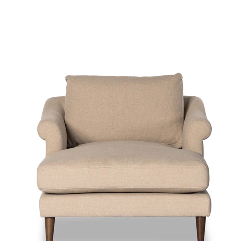 Comfortable simple solid pine chair