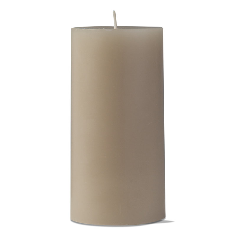 3X3 Ebern Designs Color Pillar Olive, Olive, 3" H x 3" W x 6" D