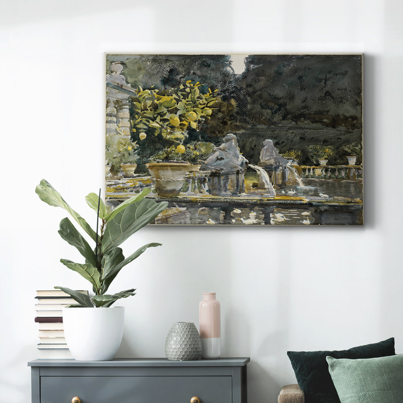 Vintage Landscape-DCCLIV, reproduction d'art sur toile, H 13 po x l 19 po