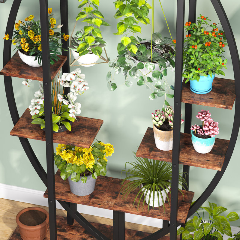 Aluin Plant Stand - Set of 2, Brown