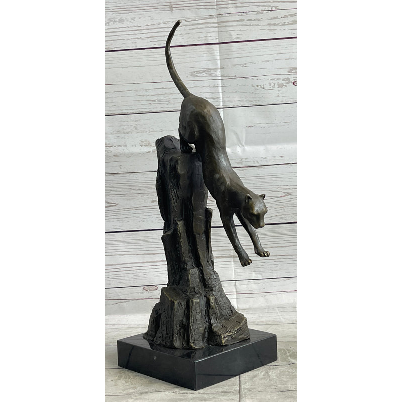 Statue de panthère cougar