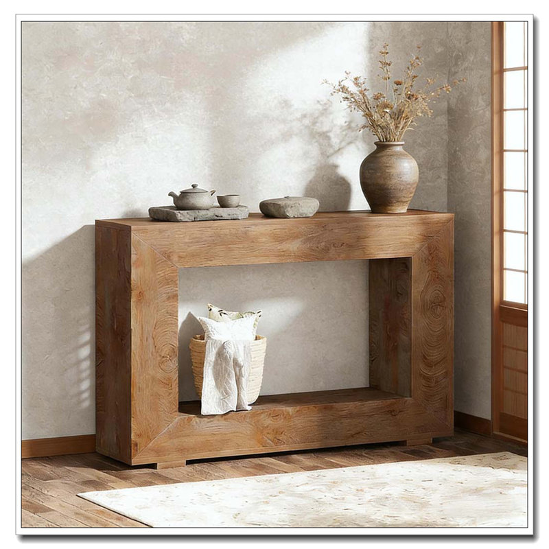 Console moderne, Bois