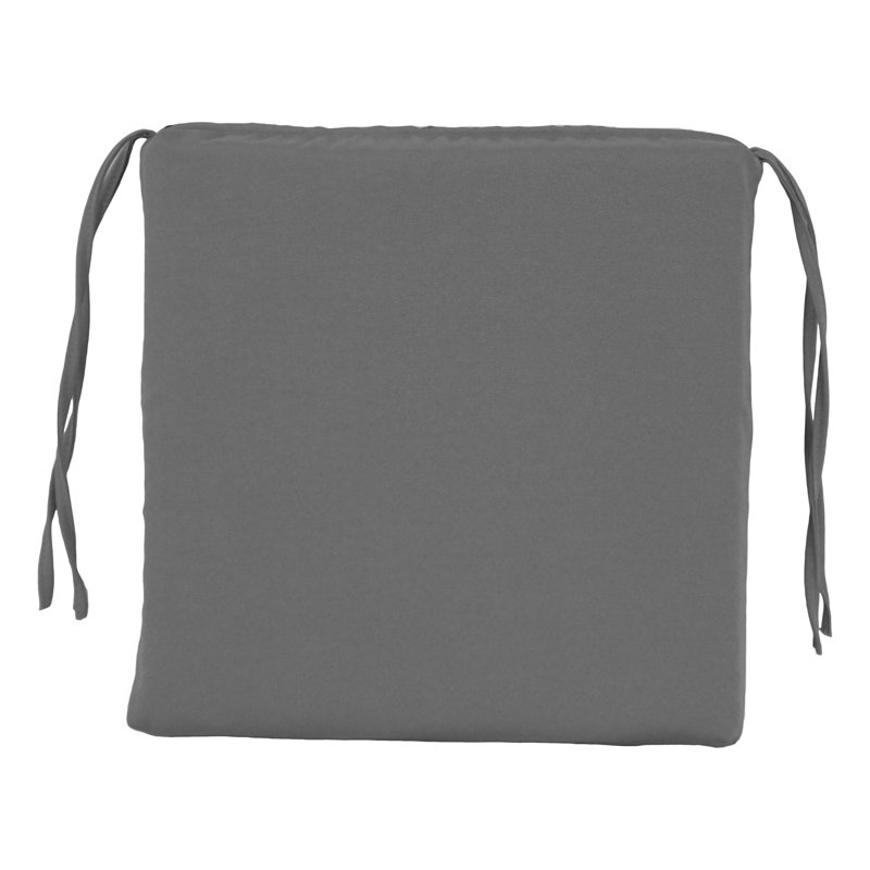 Coussin de siège d'intérieur, Gris acier