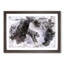 Leopard Climbing from a Tree in Abstract - Picture Frame Painting Print-55771997-55771994