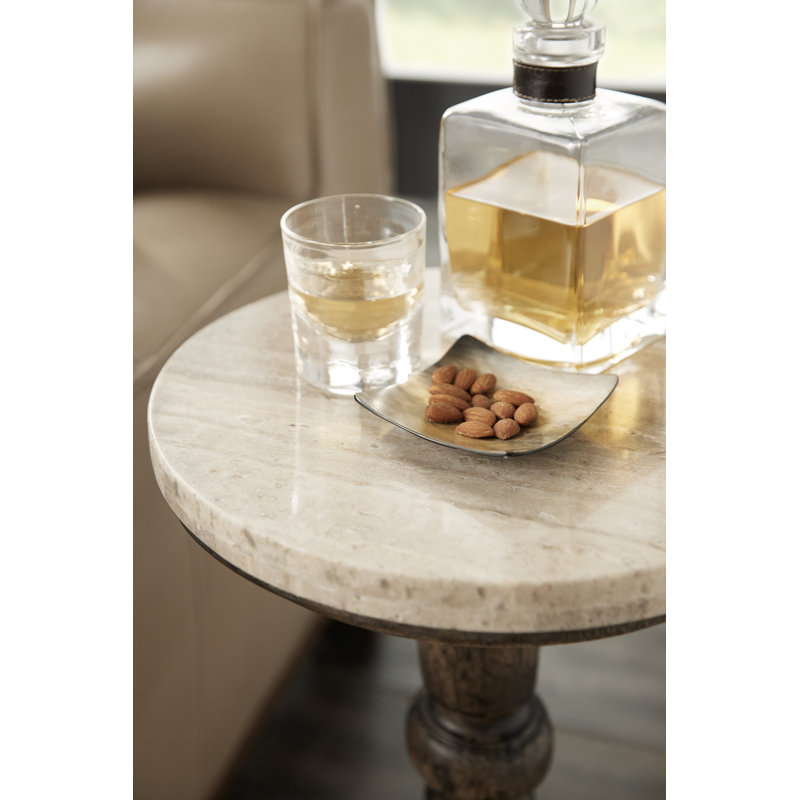 La Grange Stone End Table
