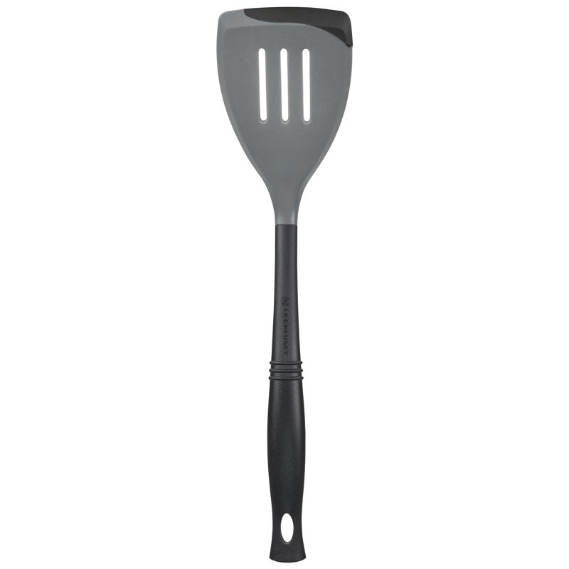 Le Creuset Revolution Bi-Material Slotted Spatula 13.5 In. Oyster