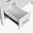 Bathroom Vanity with Ceramic Sink, Adjustable Shelf, one Door and Three  Drawers-2028212037