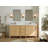 72'' Double Bathroom Vanity with Marble Top