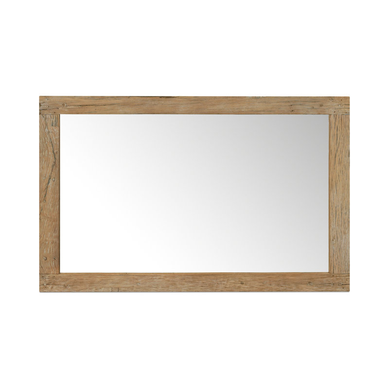 Miroir de plancher en bois récupéré Orchard