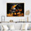 Orange graphite piano sérénade - Piano, art mural