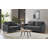 56.5'' Linen Loveseat Sofa with Storage Space Square  Arm-1464188460