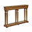 Constableville Transitional Oak Rectangular Console Table with Display Shelves | Stylish Storage for Living Room & Entryway-2073036982