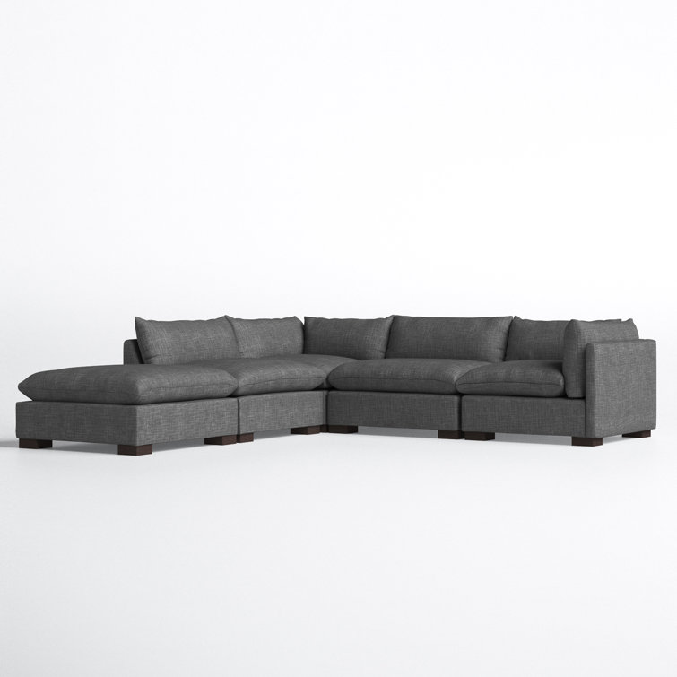 Zuri 5 - Piece Modular Upholstered L-Sectional