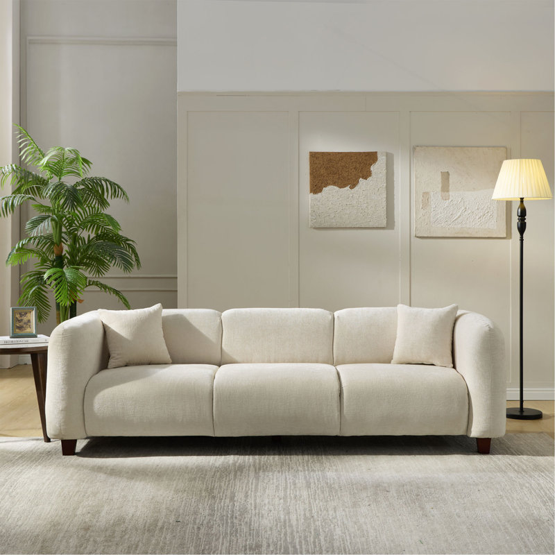 87 po Revêtement moderne 3 places 3 places, Beige
