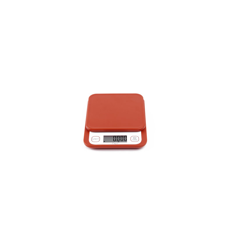 Ozeri Garden and Kitchen Scale II, with 0.1 g (0.005 oz) 420® Variable Graduation Technology®, Orange