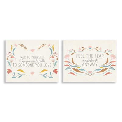  "Comforting Confident Express", ensemble de plaques murales par Kim Allen
