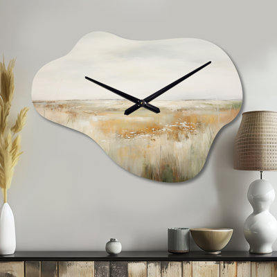 Horloge murale Meadow Grasslands Minimalisme II