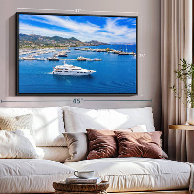 Luxury Super Yacht Canvas Print