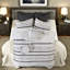 Ensembles de literie en coton confortables, style bohème à rayures noires, Home Chic