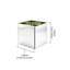 Vase de table en verre transparent intérieur/extérieur edgemoore-393689915