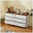6-Drawer Dresser with Spacious Storage and Metal Handles for Bedroom, Hallway, and Entryway