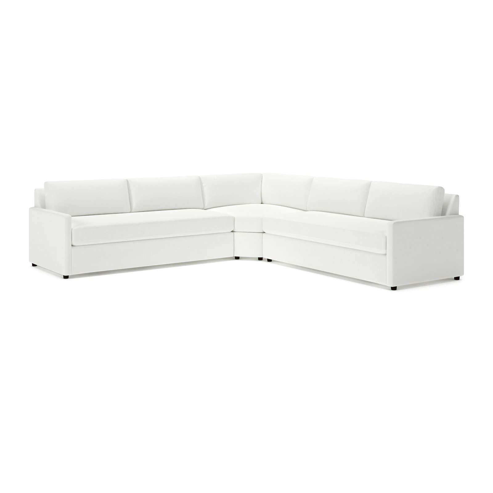 Damari Sectional, John Flour Performance Linen Blend