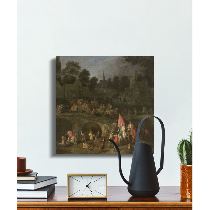 Kamp Wrapped Canvas Print Set, 32x32