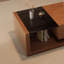 Table basse simple en bois massif au design rétro-107149379