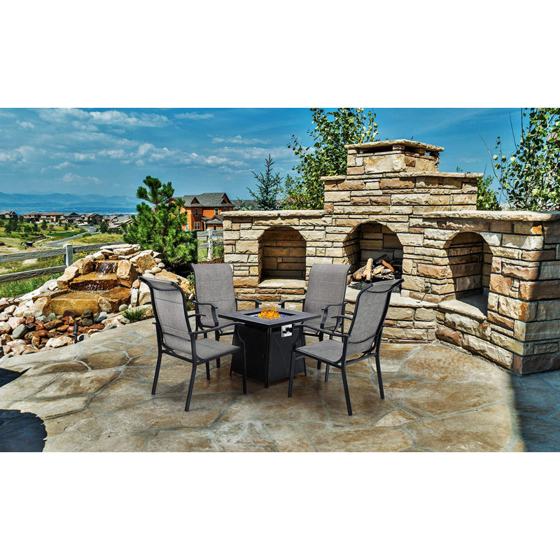Leonard 4 - Person Patio Conversation Set