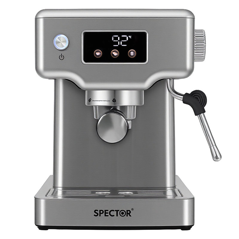 Spector 20 Bar Espresso Coffee Machine Maker Milk Frother Cappuccino Latte Cafe
