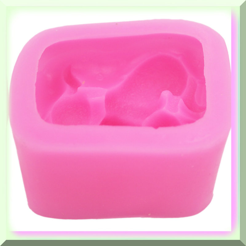 Handmade Silicone Cat-Shaped Soap Mold