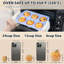Jumbo Silicone Muffin Pan with Metal Frame, Non Stick Silicone Cupcake Pan with Handles 6 Cup