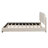 Queen Size Velvet Upholstered Platform Bed,Solid Frame And Stylish Curve-Shaped Design-323356584