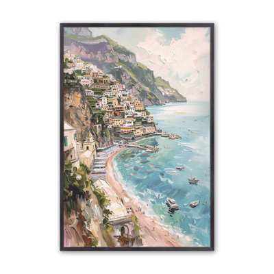 «Coastal Charm», impression encadrée sur papier par Azure Artisanal Studio