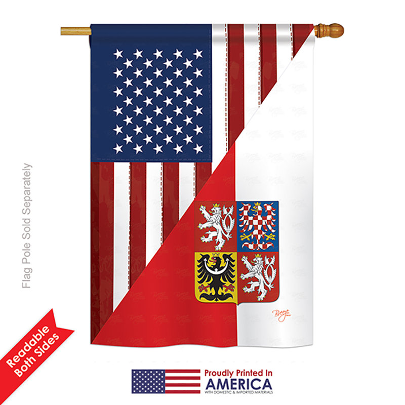 Drapeau d'américano-américain en polyester 2 faces, H 40 po x l 28 po