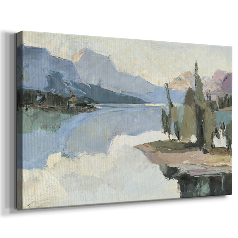 Bleu majestueux - toile tendue avec châssis, H 18 po x l 27 po