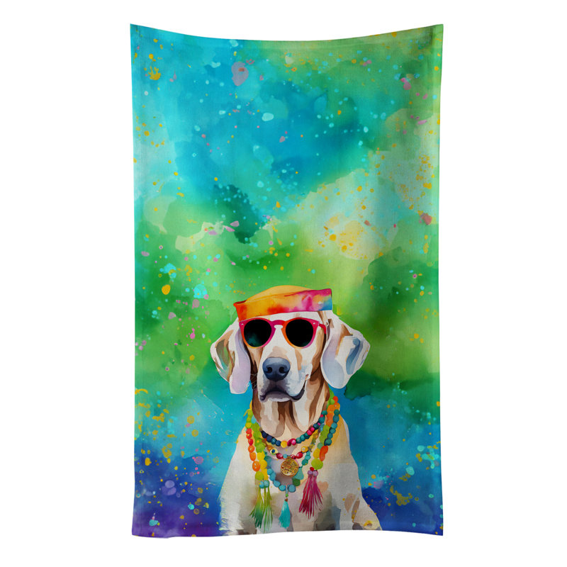 Serviette de cuisine Weimaraner Hippie Dawg