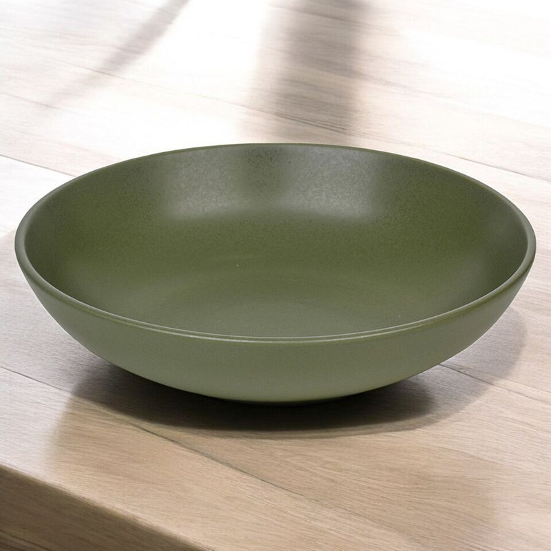 17 Stories Ceramic Serving Bowl, Green