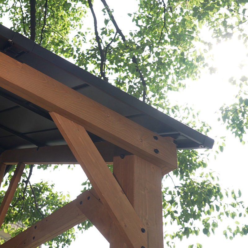 15 Ft. W x 13 Ft. D Solid Wood Pation Gazebo