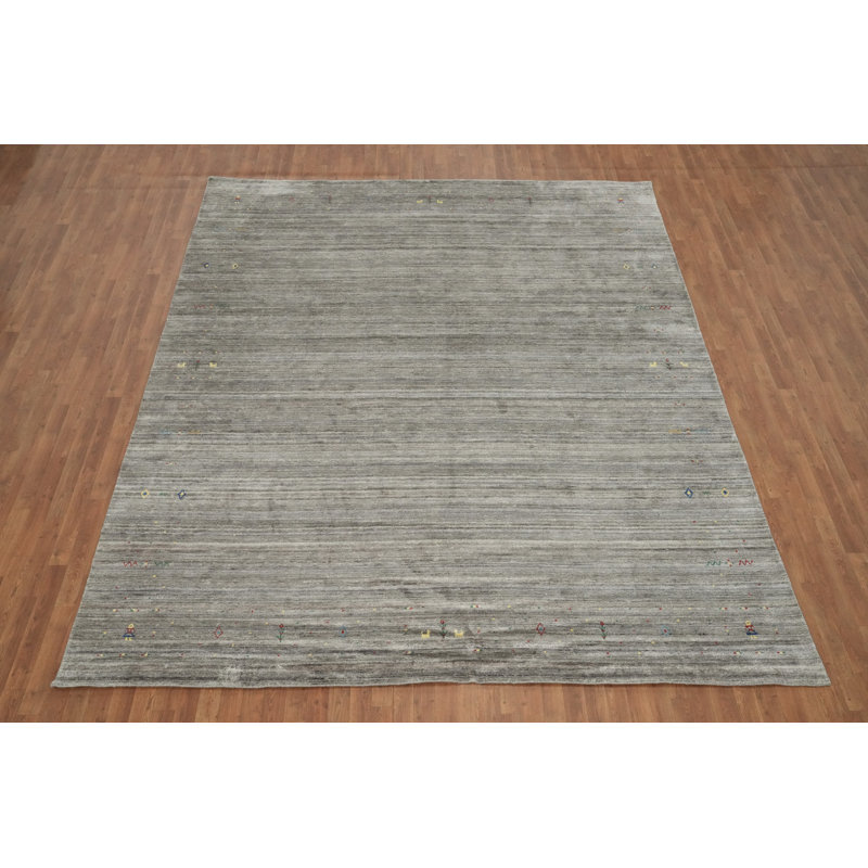 Handmade Gabbeh Style Large Area Rug 9x12