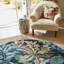 Hand Tufted Wool Floral Area Rug-924735853