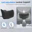 Chaise de bureau ergonomique avec support lombaire réglable, appui-tête, accoudoirs 3D, inclinable et fonction pivotante pour une utilisation confortable à la maison et au bureau-940146365