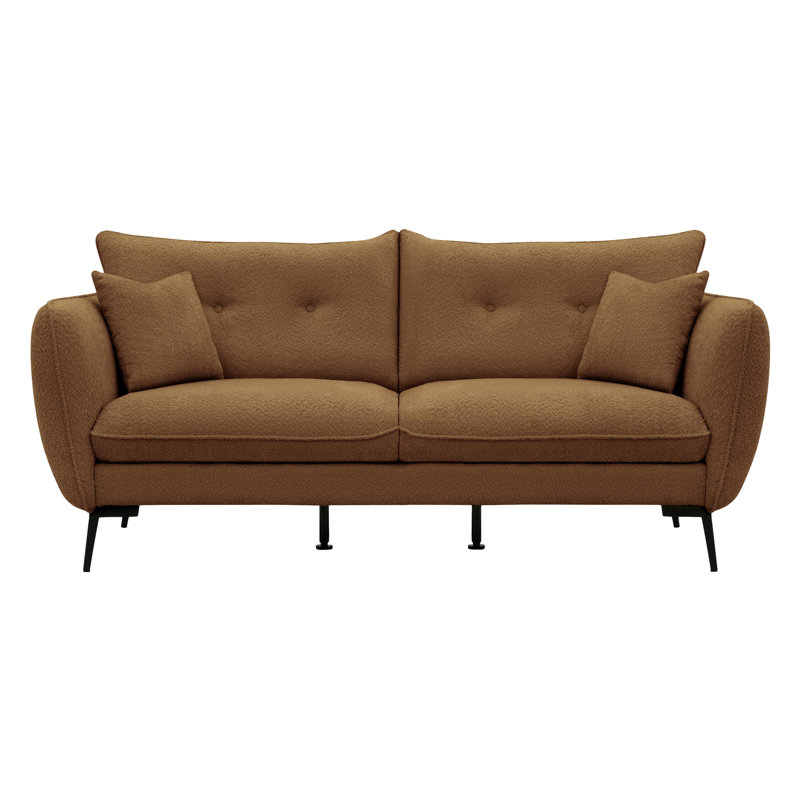 Cara 3 Seater Sofa, Orange