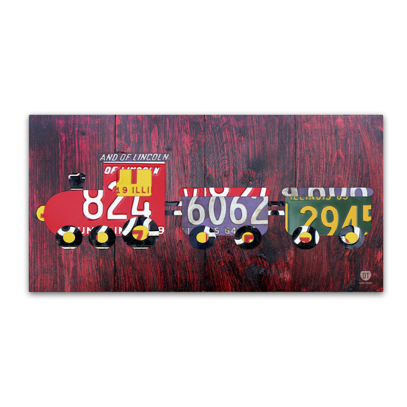 Susanne Transportation Canvas Art, 10" H x 19" W x 2" D