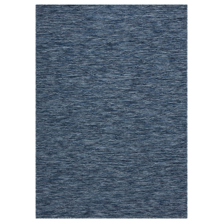 Modern Outdoor Geometric Area Rug, Non-Slip Washable Carpet