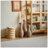 3-Piece Elegant Beige Artificial Rattan Floor Vase for Living Room, Entrance, or Hallway - Versatile Home Decoration for Dry or Silk Flowers