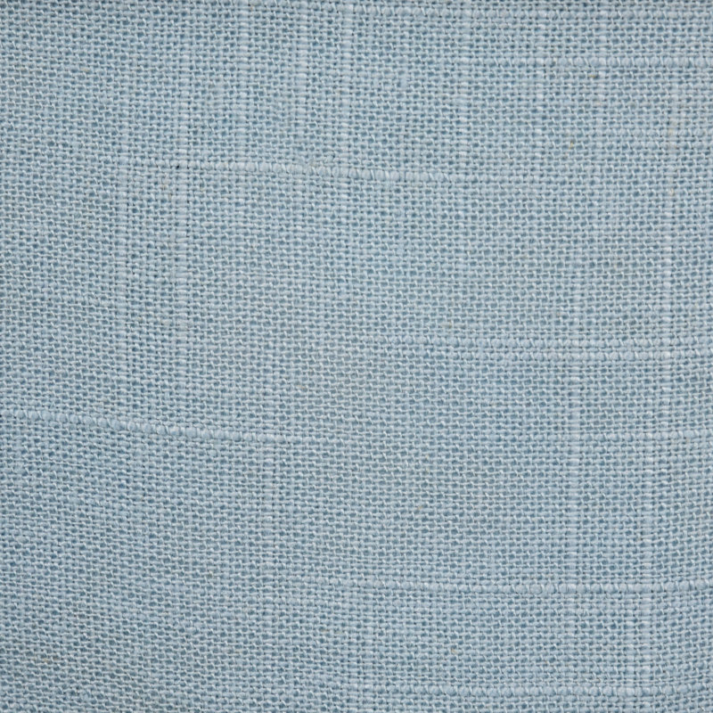Oreiller carré en lin délavé Luna, Bleu clair